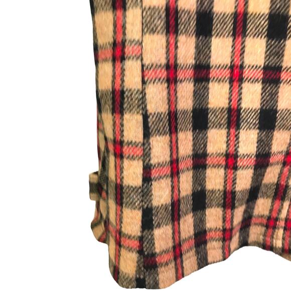 Brown Sound Wool Blend Plaid Button Up Long Sleeve Flannel Jacket Men’s M - Picture 10 of 11